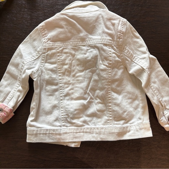 Girls Kids 2-3T Denim Stylish Jacket Heart Snaps - Picture 5 of 11